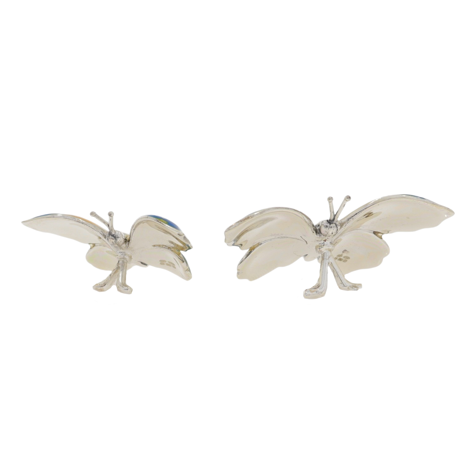 12072 Butterflies back blue and yellow
