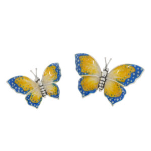 12072 Butterflies blue and yellow