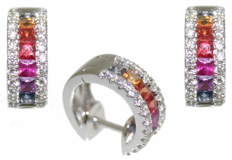 Multi Sapphire and Diamond