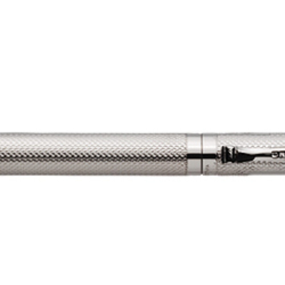Yard O Led Sterling Silver Viceroy Barley engine turning – Ball Point Pen