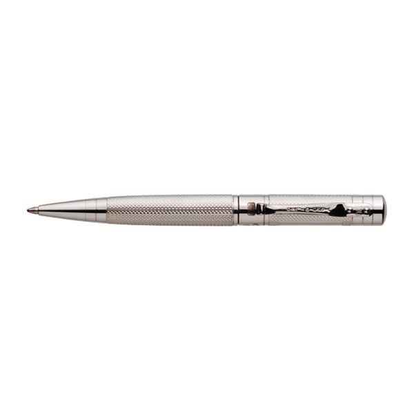 Yard O Led Sterling Silver Viceroy Pocket Barley engine turning - Ball Point Pen