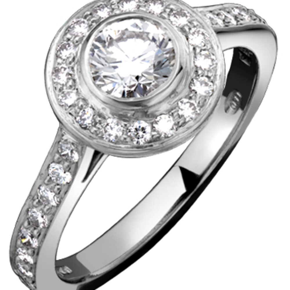 Diamond Vintage style cluster ring