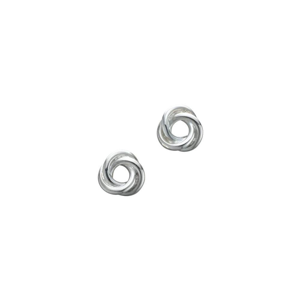 Sterling Silver Sheila Fleet Reef Knot Earrings