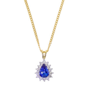 E255.5 Sapphire and diamond pendant