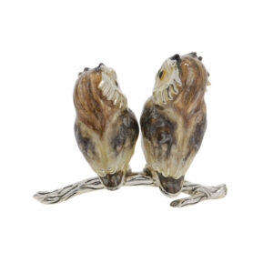 13214 Owls on a branch back