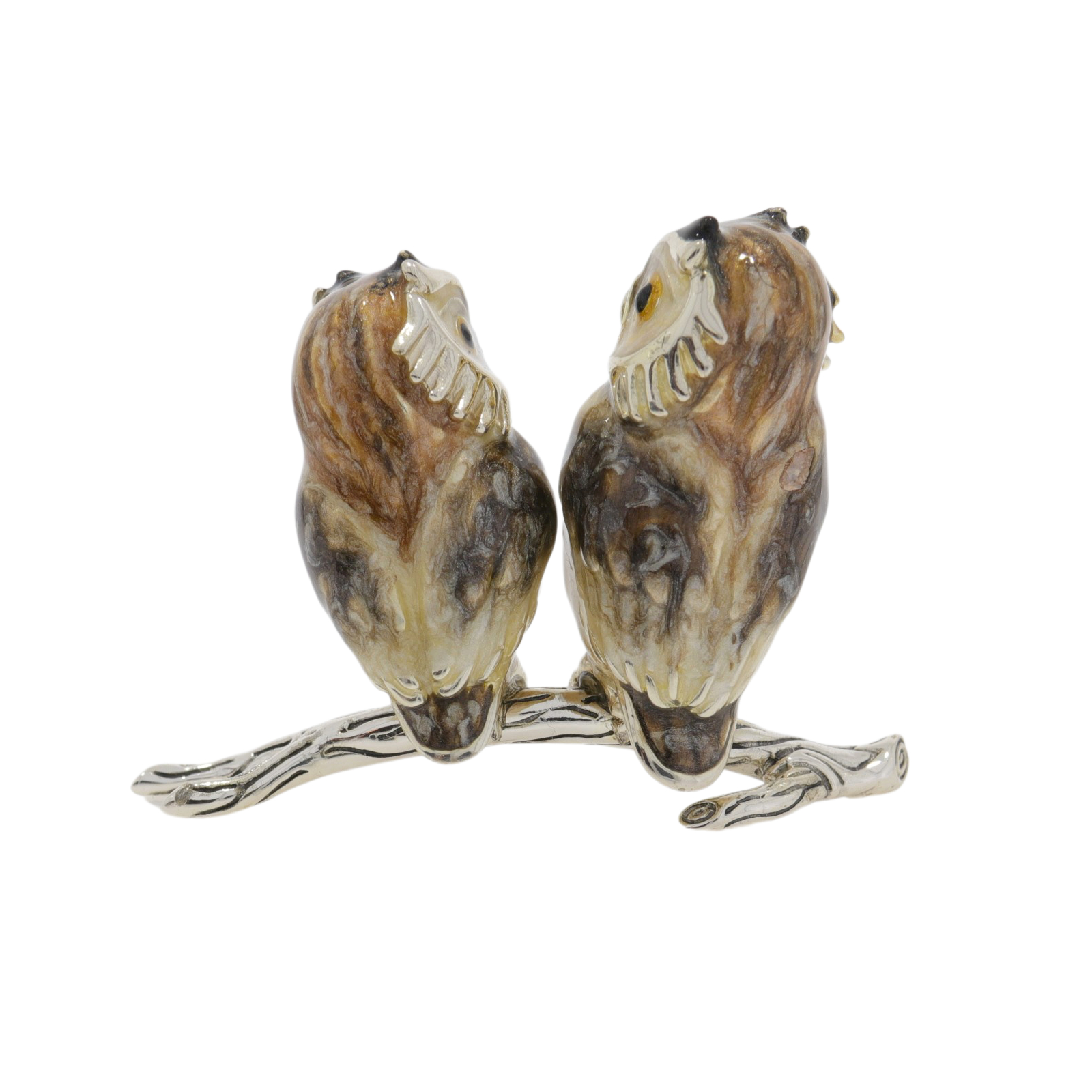 13214 Owls on a branch back