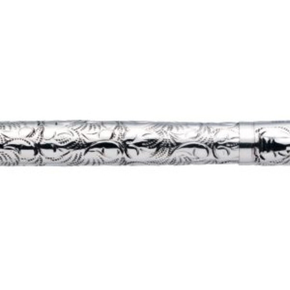 Yard O Led Sterling Silver Viceroy Victorian hand chasing – Fountain Pen