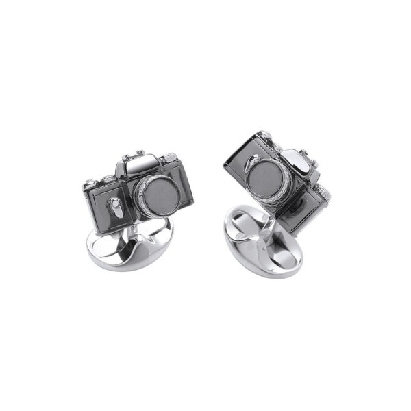 Sterling Silver Deakin & Francis Camera Cufflinks