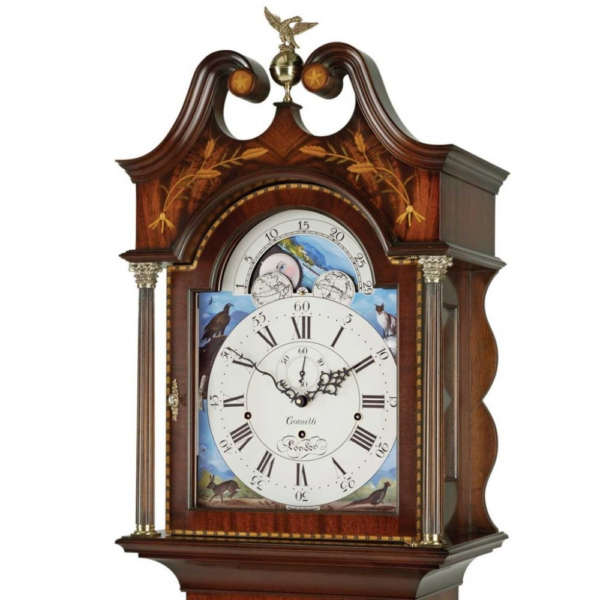 The Gleneagle 8 day Mahogany Comitti Triple Chime Grandfather clock C2002TCH