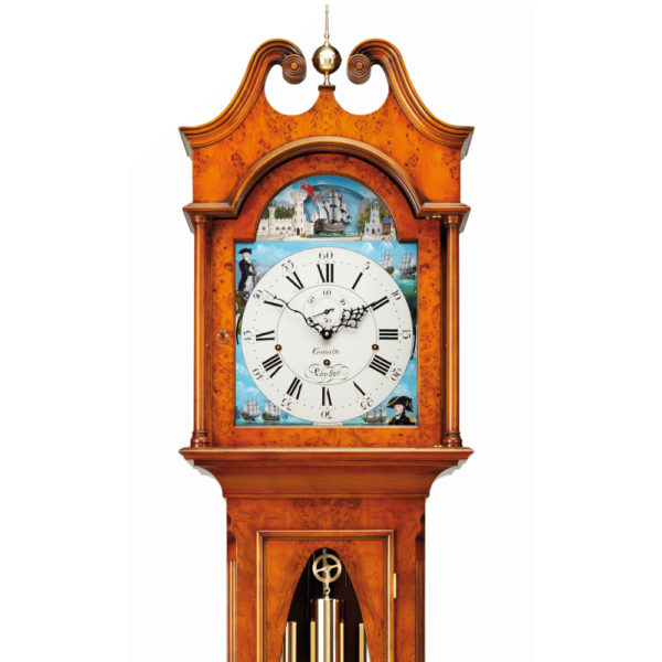 The Trafalgar 8 day Yew Comitti Triple Chime Grandfather clock C2408TCH