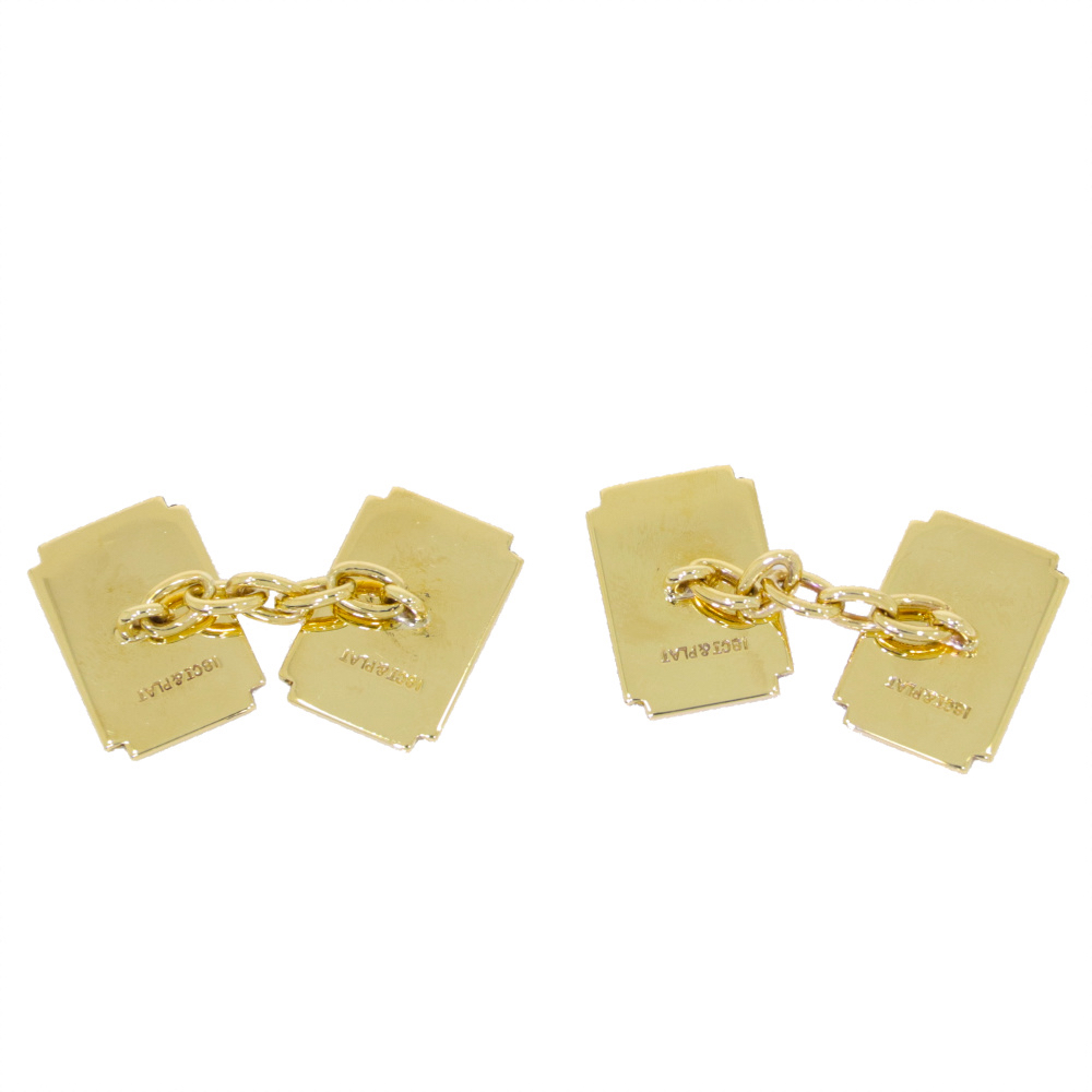 P398.4 18ct gold and platinum cufflinks
