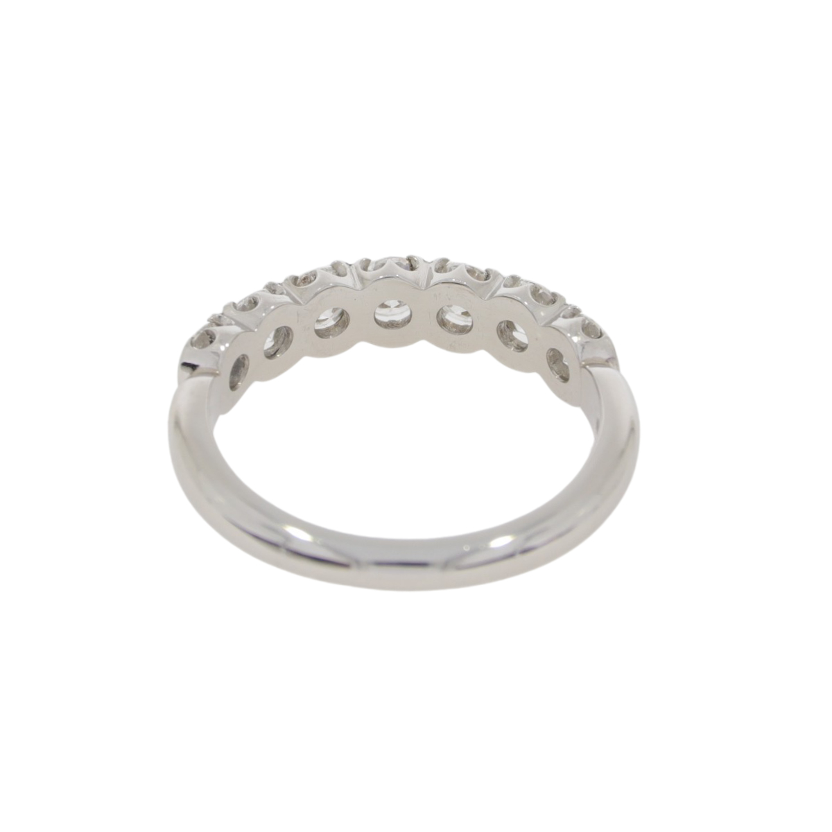 B80.4 Diamond 7 stone half ET ring back
