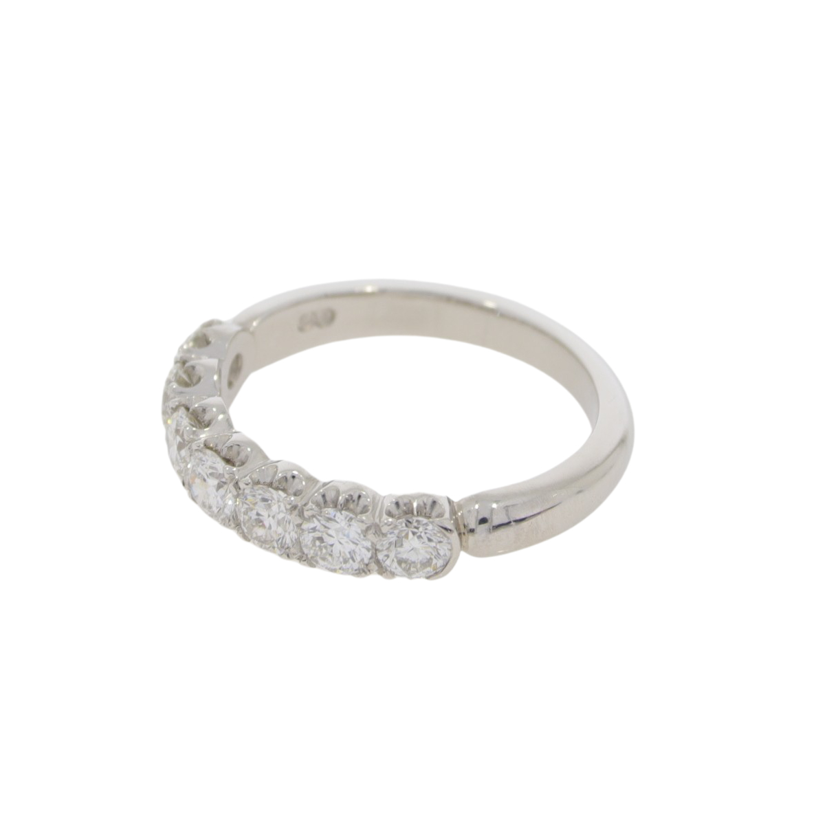 B80.4 Diamond 7 stone half ET ring side 2