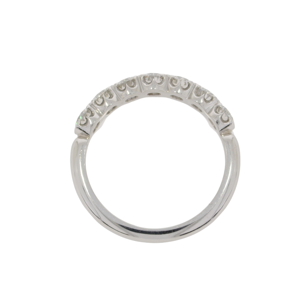 B80.4 Diamond 7 stone half ET ring top
