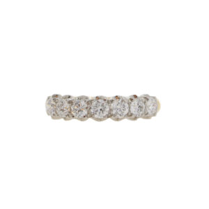 D86.4 Diamond seven stone half ET