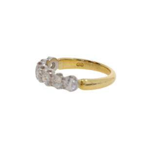 D86.4 Diamond seven stone half ET hallmark