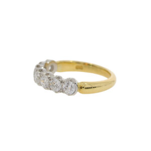 D86.4 Diamond seven stone half ET side 2