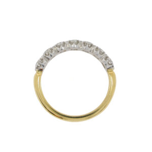 D86.4 Diamond seven stone half ET top