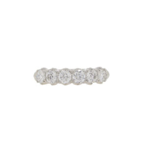 T85.4 Diamond 6 stone half ET ring