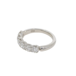 T85.4 Diamond 6 stone half ET ring side 2