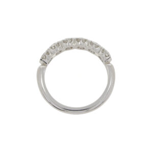 T85.4 Diamond 6 stone half ET ring top