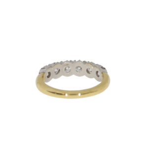 Z82.4 Diamond six stone half ET back