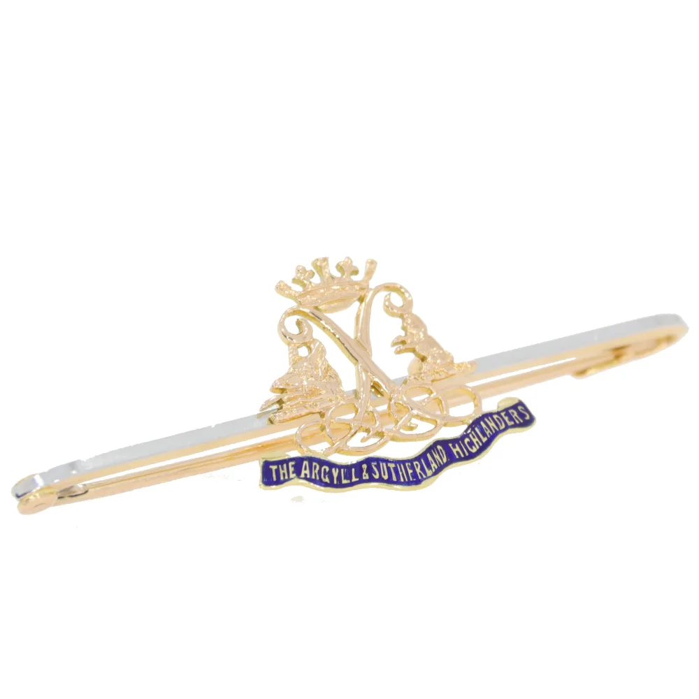 E553 Argyle and Sutherland Highlanders brooch side