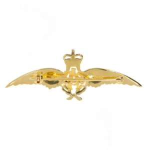 W556 RAF brooch back