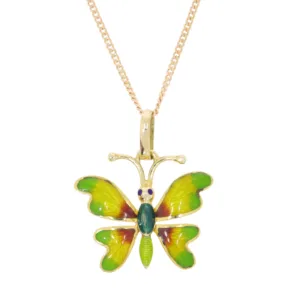 G262.5_Butterfly_pendant_green_yellow_orange