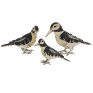 12967 Woodpeckers Black and white