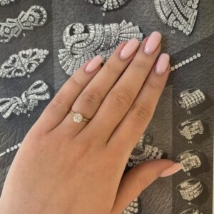 C16.4 Diamond single stone ring
