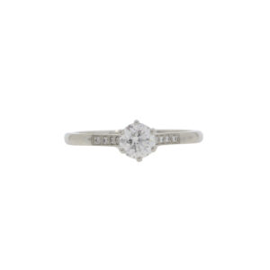 L17.4 Diamond single stone ring