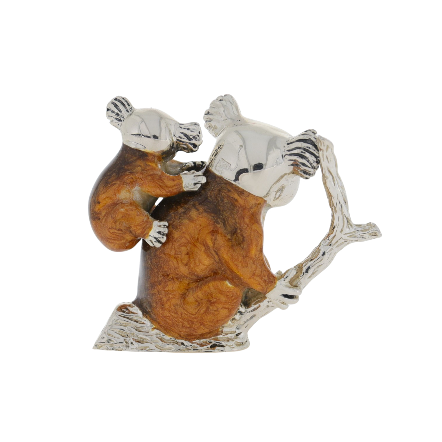 11432brown Koala and baby back