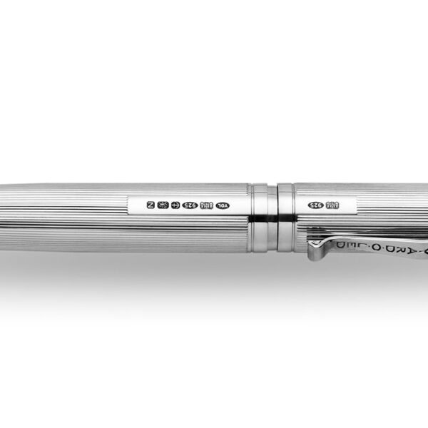 Yard O Led Sterling Silver Pinstripe 72 Grand - Fountain Pen