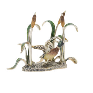 12940 Duck in Bullrushes