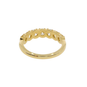 F86.4 Diamond seven stone half ET back