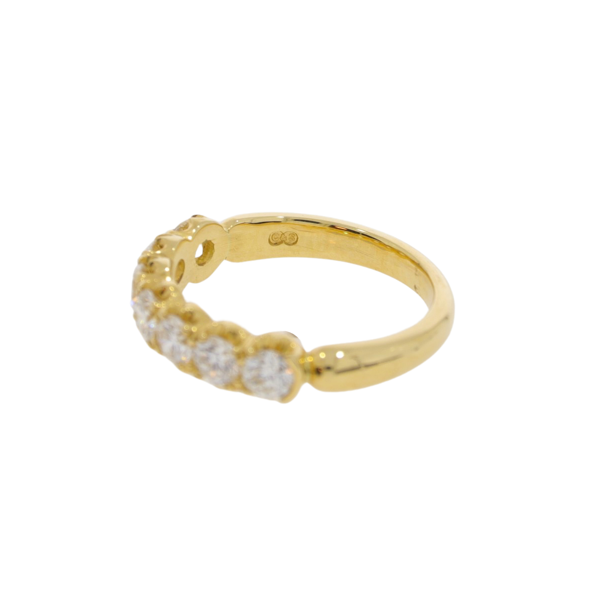 F86.4 Diamond seven stone half ET hallmark