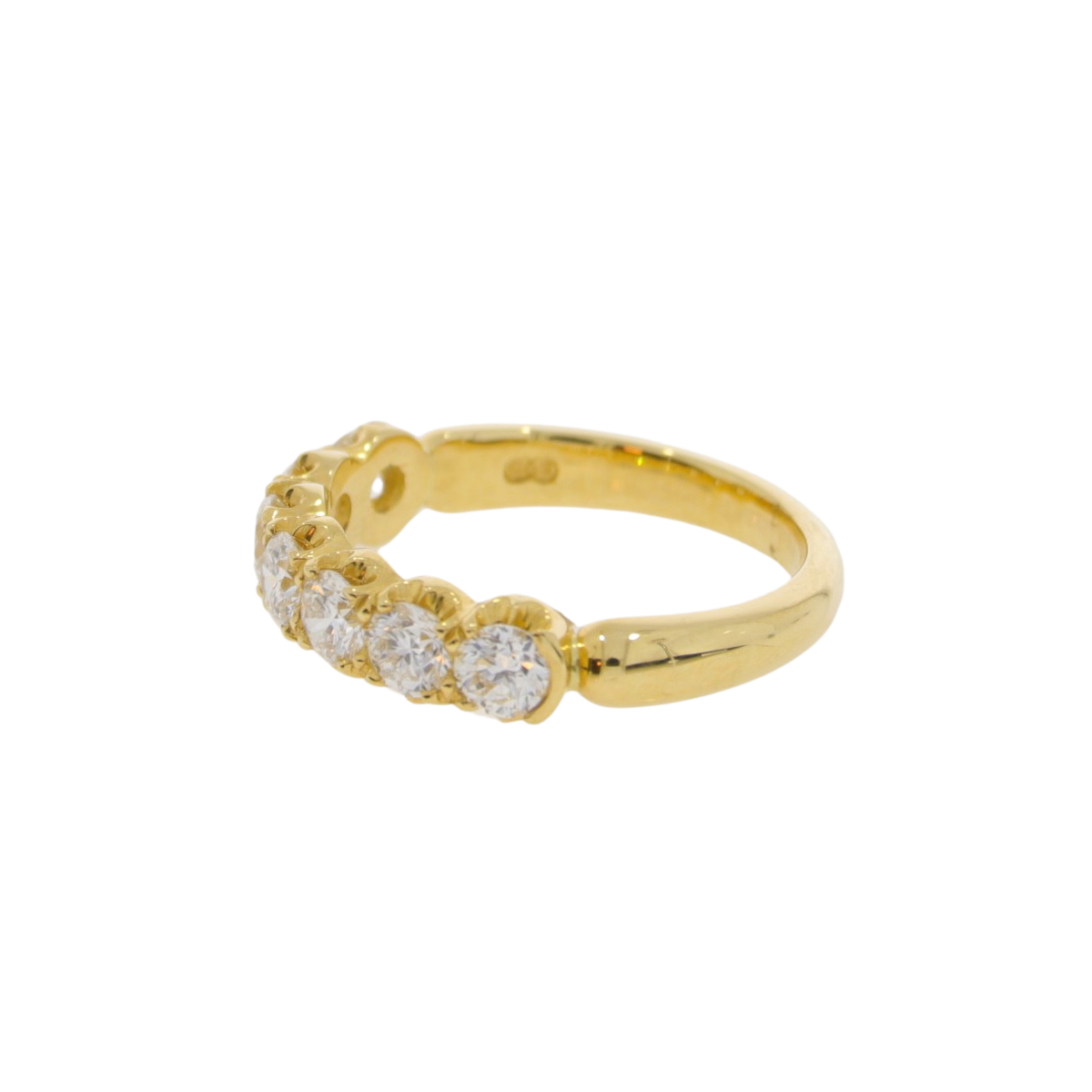 F86.4 Diamond seven stone half ET side 2