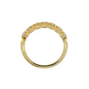 F86.4 Diamond seven stone half ET top