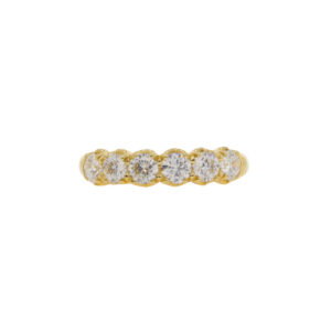 H86.4 Diamond six stone half ET