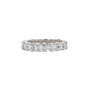 Y86.4 Diamond full eternity ring platinum