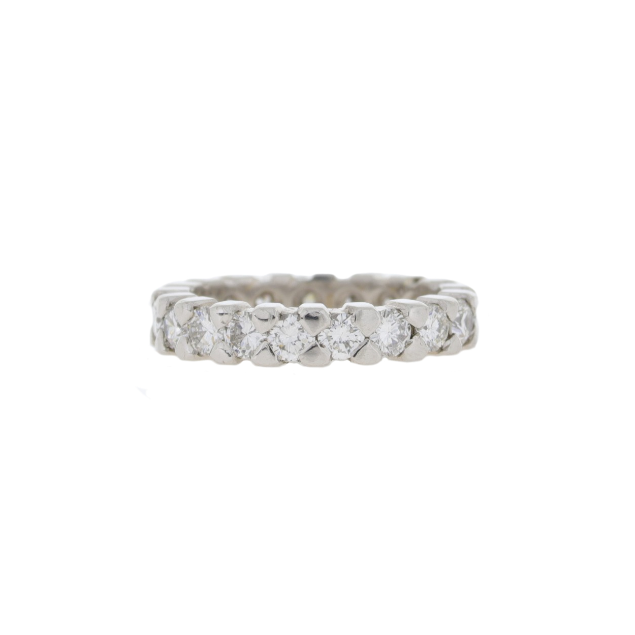 Y86.4 Diamond full eternity ring platinum