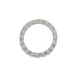 Y86:4 Diamond full eternity ring platinum top