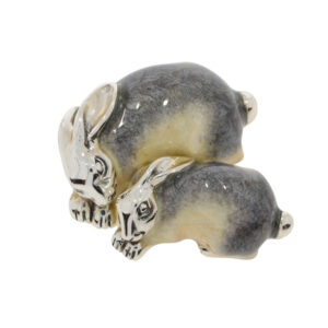 12877 Hares lying top grey
