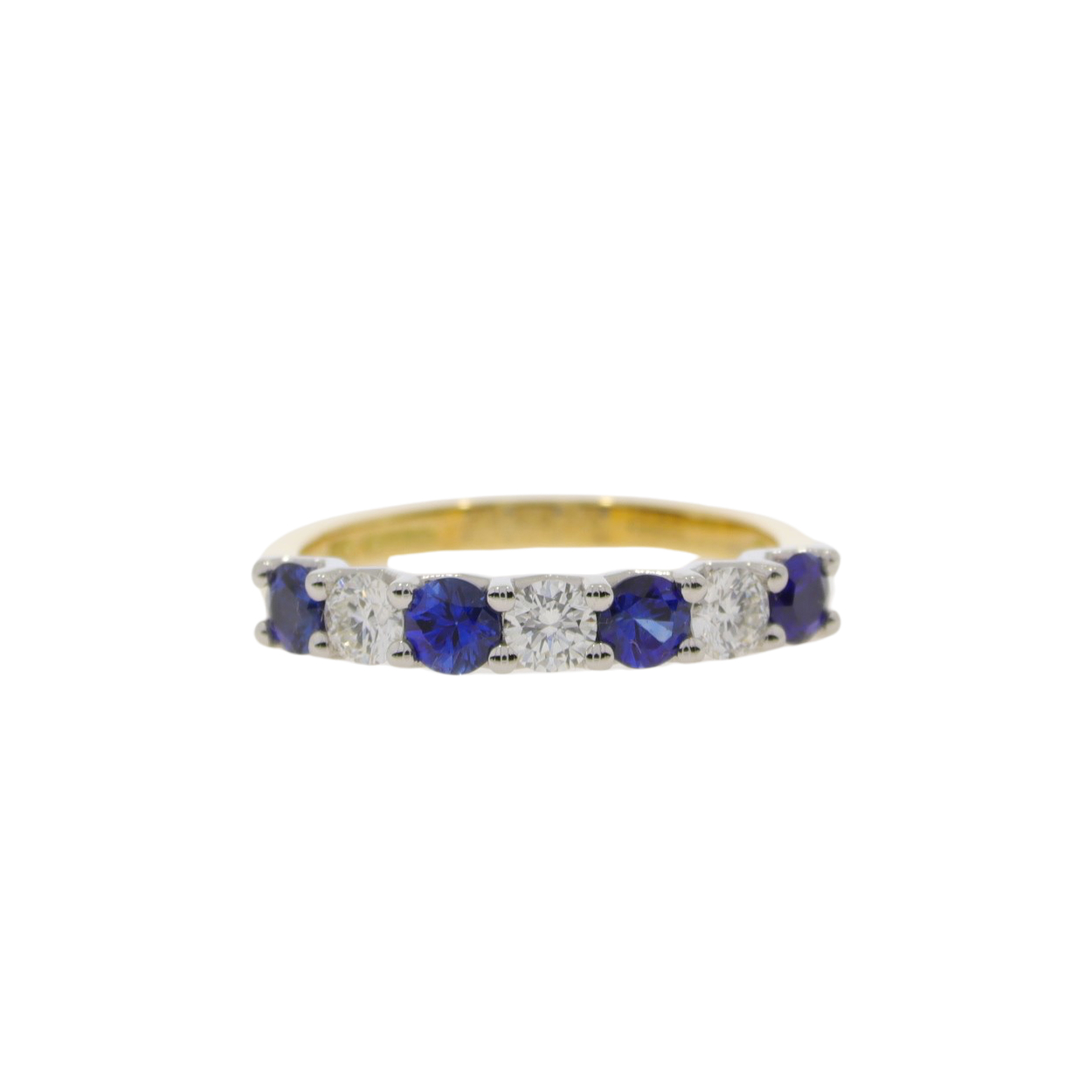 E94.4 Sapphire and dimaond eternity ring